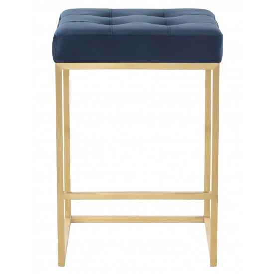 Chi Peacock Fabric Counter Stool, HGSX487