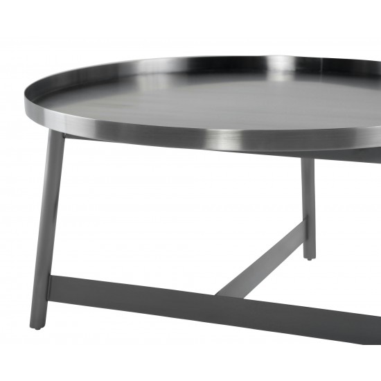 Landon Graphite Metal Coffee Table