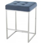 Chi Peacock Fabric Counter Stool, HGSX513