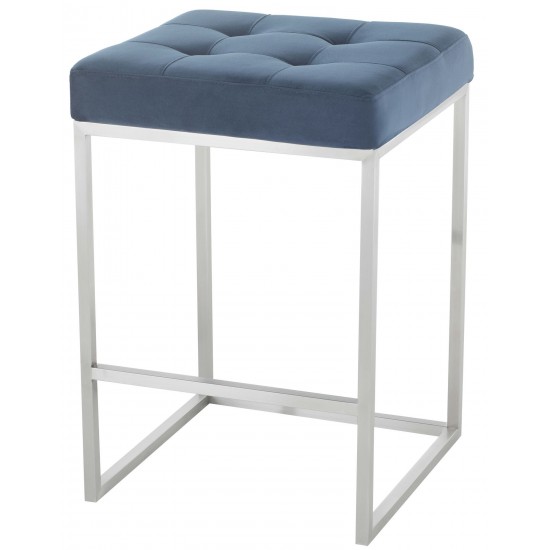 Chi Peacock Fabric Counter Stool, HGSX513