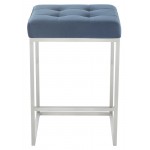 Chi Peacock Fabric Counter Stool, HGSX513