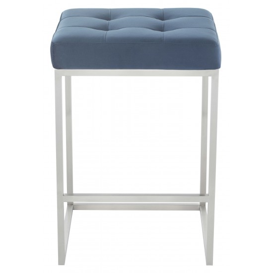 Chi Peacock Fabric Counter Stool, HGSX513