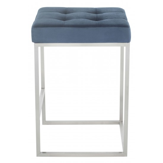 Chi Peacock Fabric Counter Stool, HGSX513