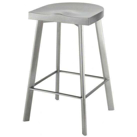 Icon Graphite Metal Counter Stool