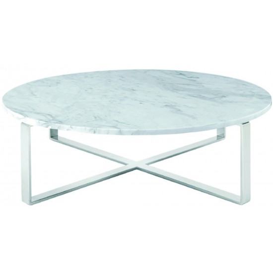 Rosa White Stone Coffee Table