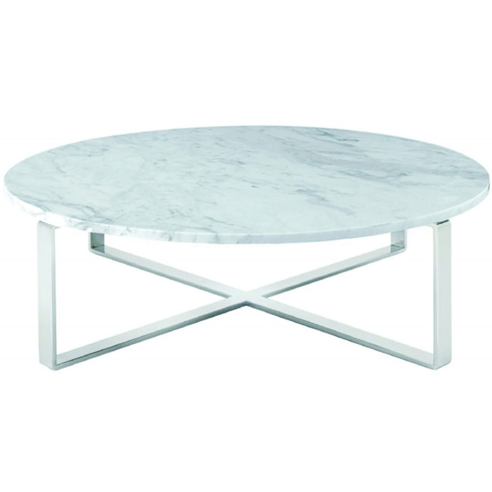 Rosa White Stone Coffee Table