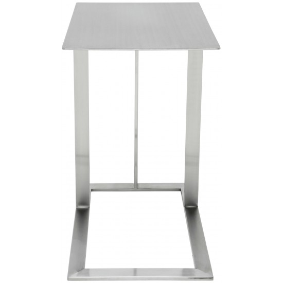 Celine Silver Metal Side Table