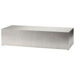 Athens Silver Metal Coffee Table