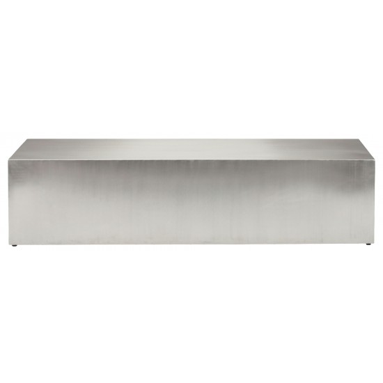 Athens Silver Metal Coffee Table