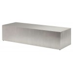 Athens Silver Metal Coffee Table