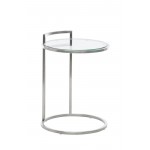 Lily Silver Metal Side Table