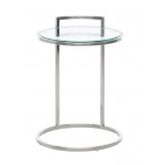 Lily Silver Metal Side Table