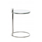 Lily Silver Metal Side Table