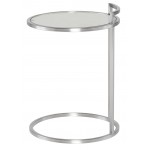 Lily Silver Metal Side Table