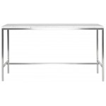 Verona White Stone Bar Table, HGTA695