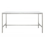 Verona White Stone Bar Table, HGTA695