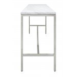 Verona White Stone Bar Table, HGTA695