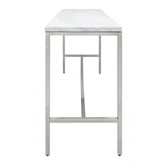 Verona White Stone Bar Table, HGTA695