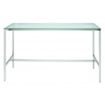 Verona Silver Metal Bar Table