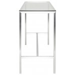 Verona Silver Metal Bar Table