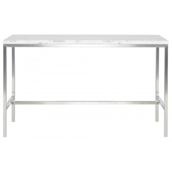 Verona White Stone Counter Table