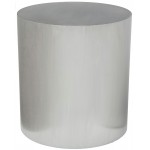 Piston Silver Metal Side Table