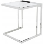 Ethan White Stone Side Table, HGTB172