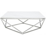 Jasmine White Stone Coffee Table, HGTB174