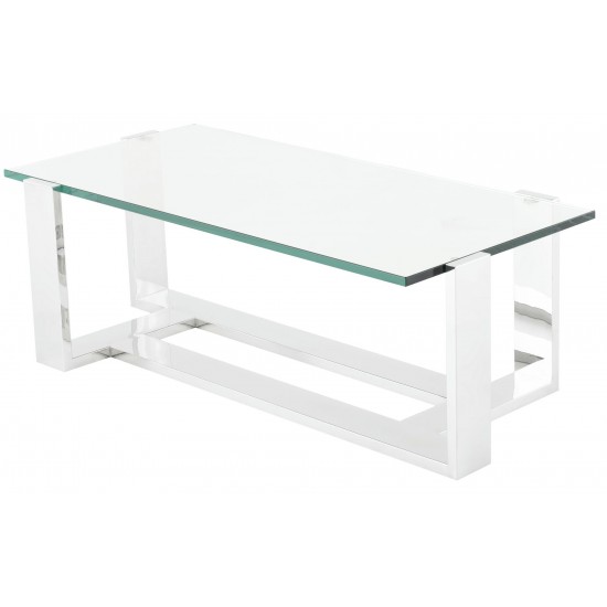 Flynn Silver Metal Coffee Table, HGTB199