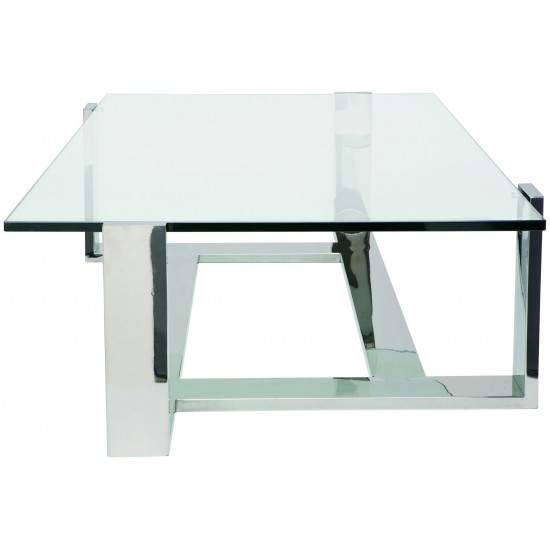 Flynn Silver Metal Coffee Table, HGTB199
