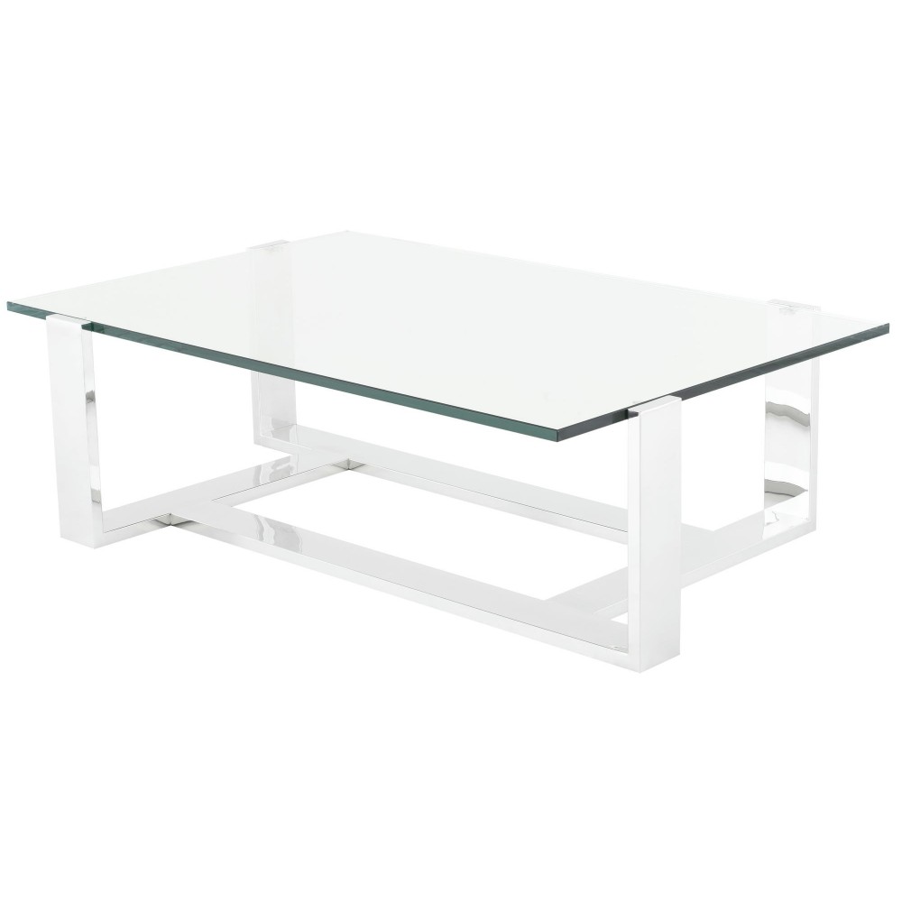 Flynn Silver Metal Coffee Table, HGTB200