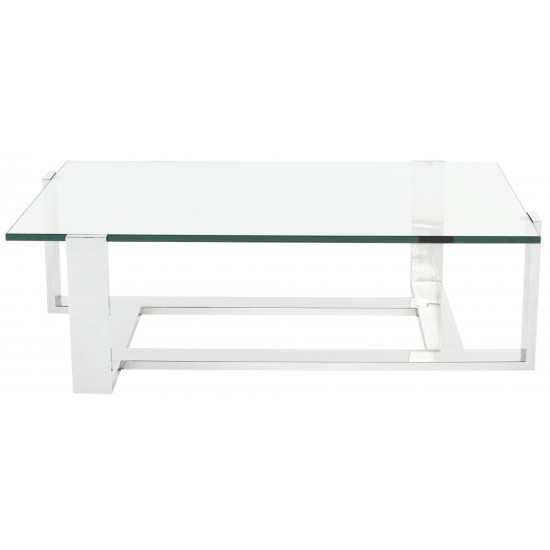 Flynn Silver Metal Coffee Table, HGTB200