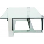 Flynn Silver Metal Coffee Table, HGTB200