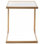 Ethan White Stone Side Table, HGTB261