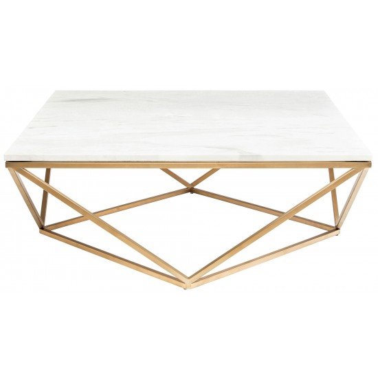 Jasmine White Stone Coffee Table, HGTB265