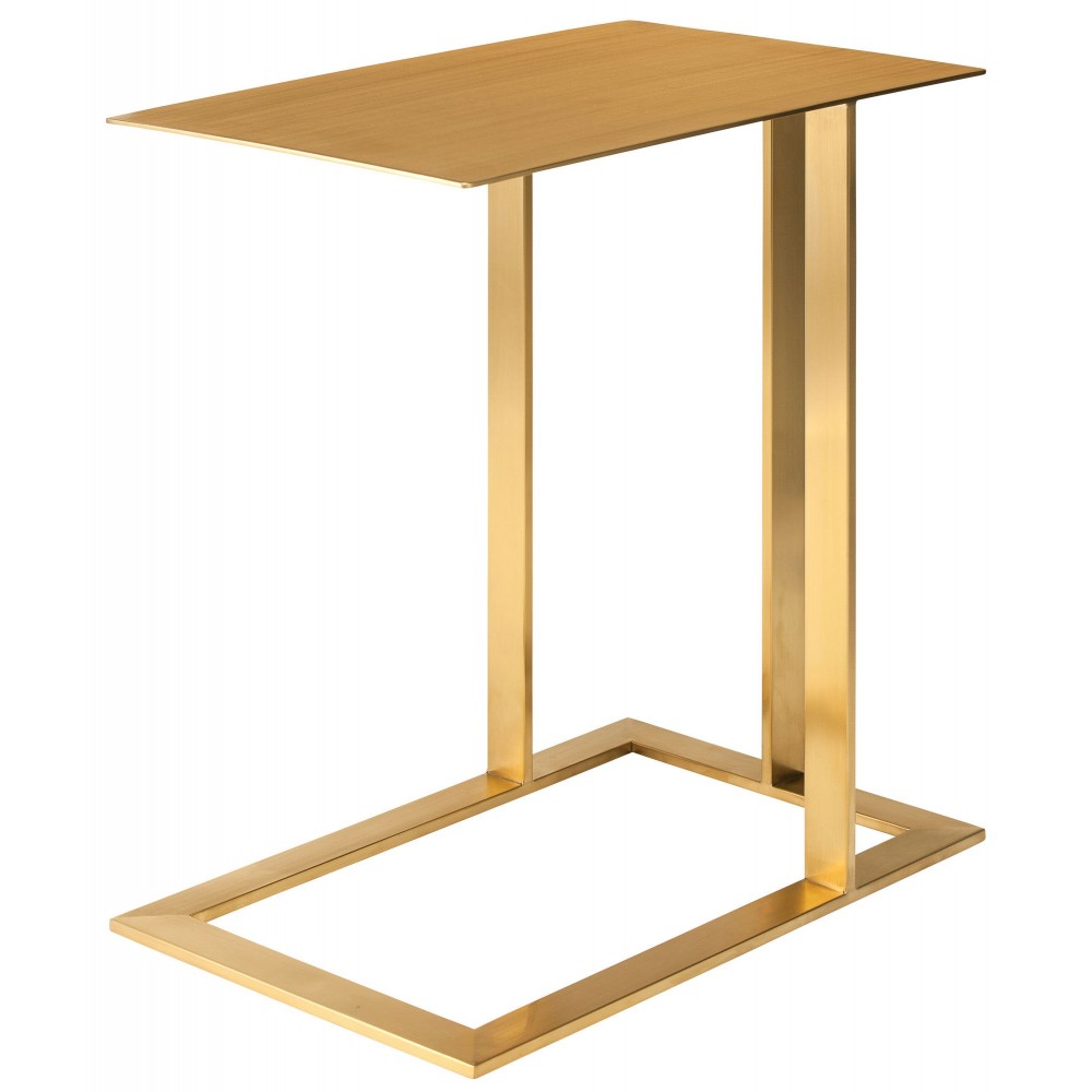 Celine Gold Metal Side Table Celine Gold Metal Side Table