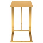 Celine Gold Metal Side Table