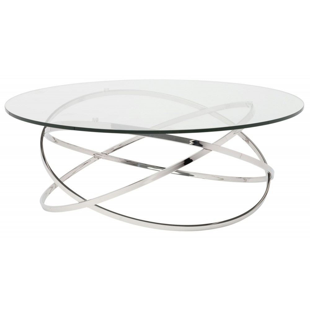 Corel Silver Metal Coffee Table