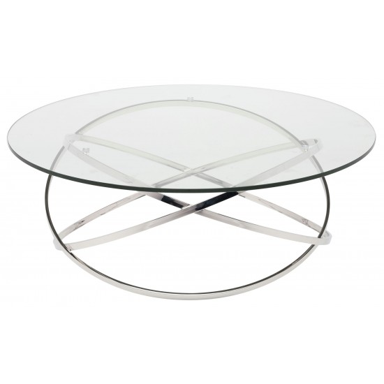 Corel Silver Metal Coffee Table