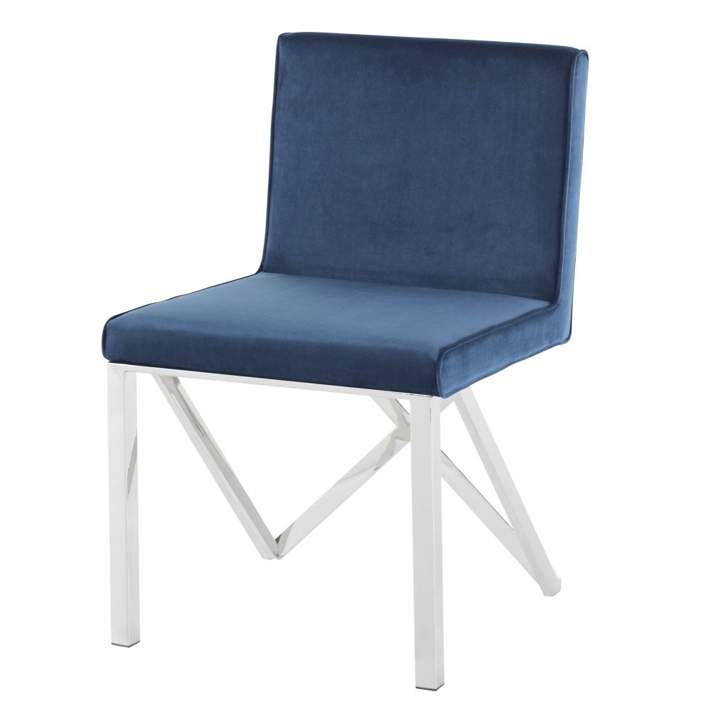 Talbot Peacock Fabric Dining Chair