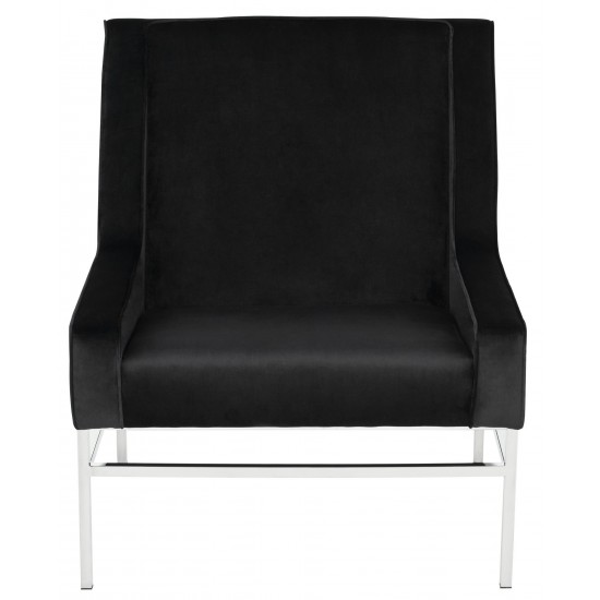 Theodore Black Fabric Occasional Chair