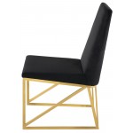 Caprice Black Fabric Dining Chair, HGTB588