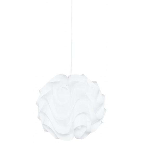 Meringue White Polymer Pendant Lighting, HGVF109