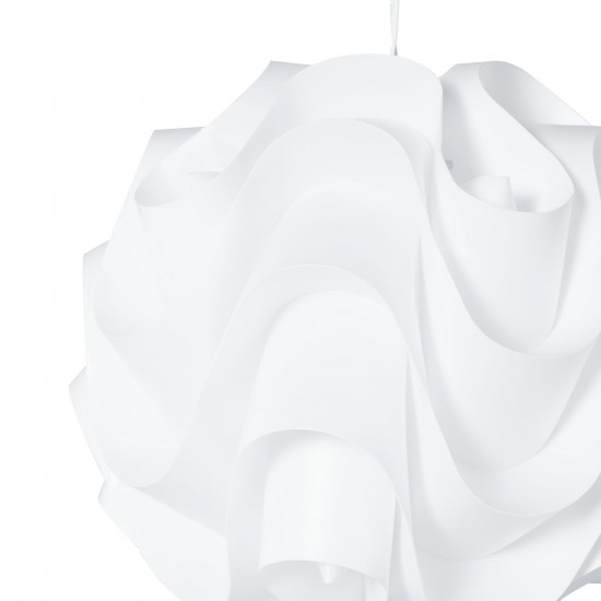 Meringue White Polymer Pendant Lighting, HGVF109