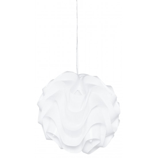 Meringue White Polymer Pendant Lighting, HGVF272