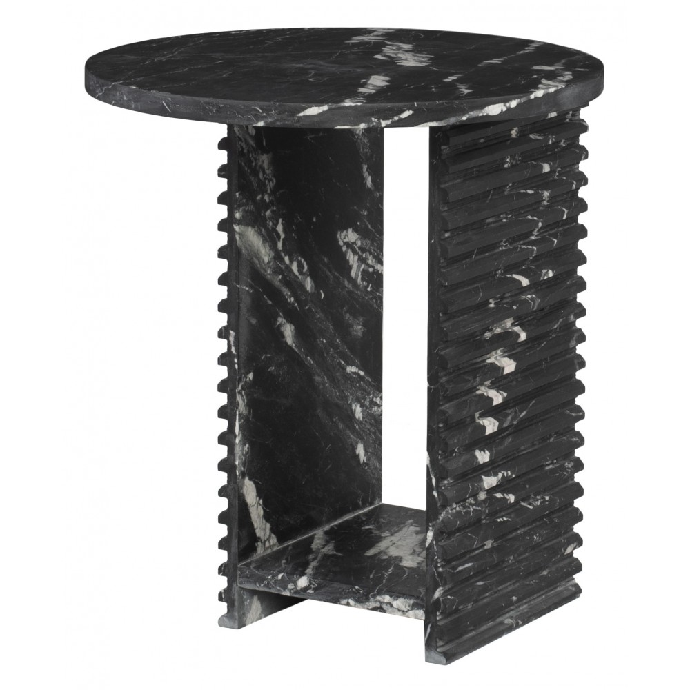 Mya Nero Stone Side Table