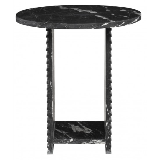 Mya Nero Stone Side Table