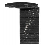 Mya Nero Stone Side Table