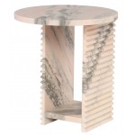 Mya Rosa Stone Side Table