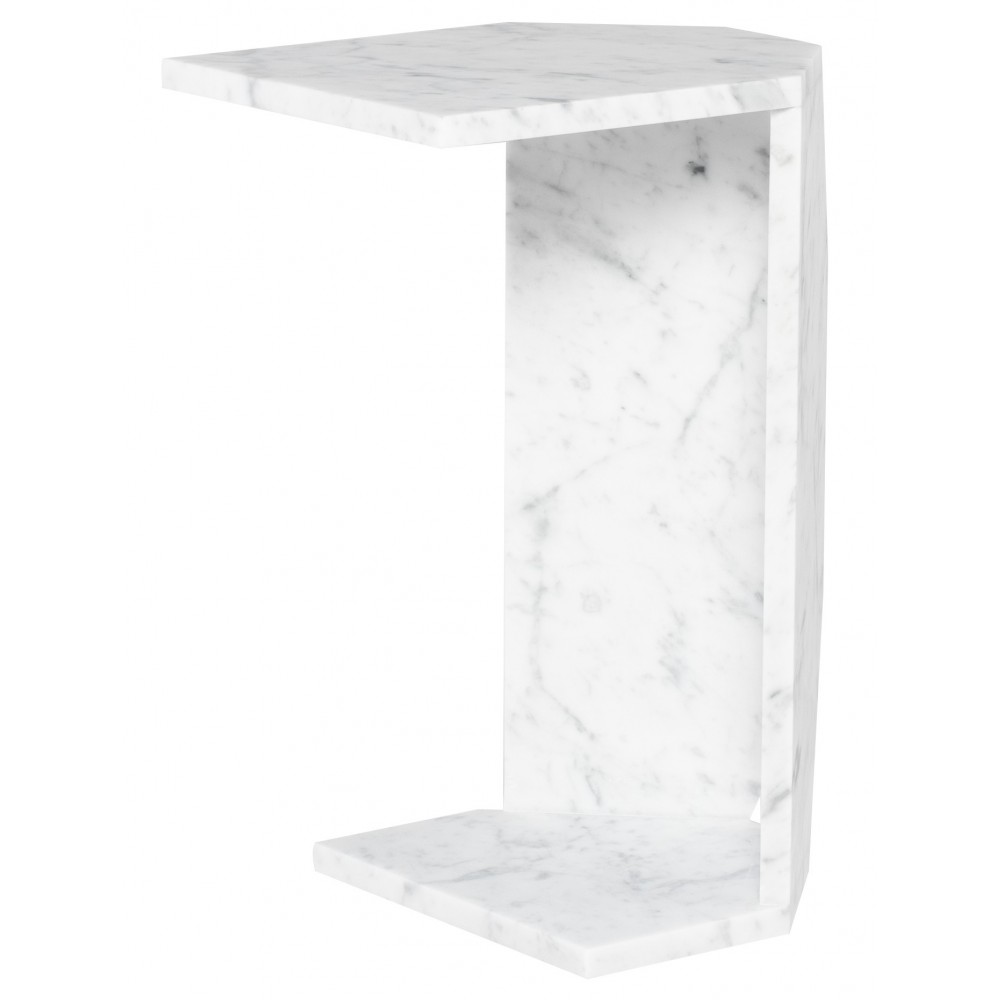 Gia Bianco Stone Side Table